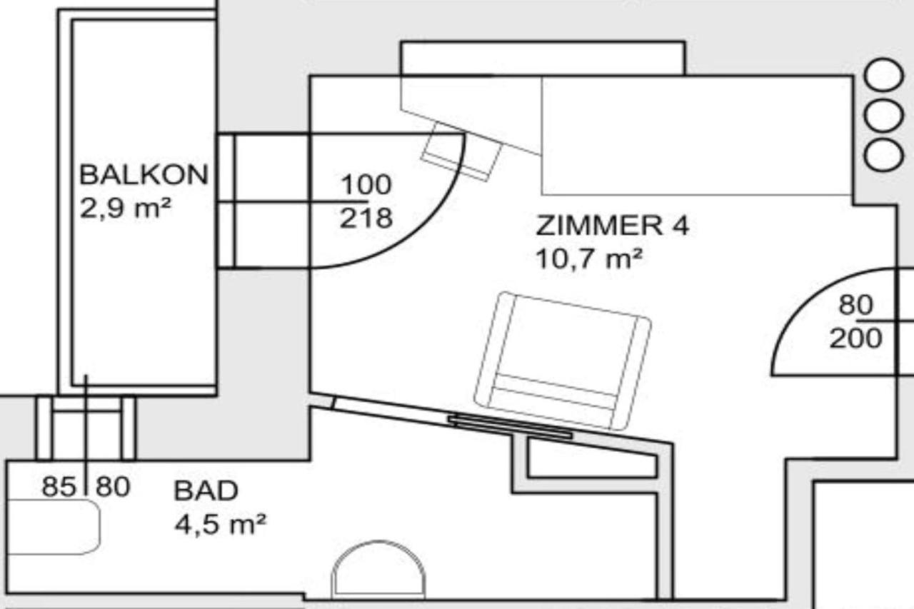 Pension Appartements Gabriele Bad Gastein Eksteriør billede